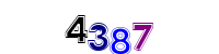Blue Captcha Image