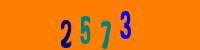 Blue Captcha Image