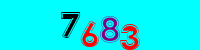 Blue Captcha Image