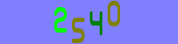 Blue Captcha Image