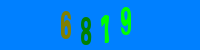 Blue Captcha Image
