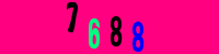 Blue Captcha Image