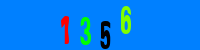 Blue Captcha Image