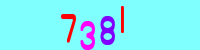 Blue Captcha Image