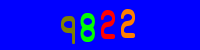 Blue Captcha Image