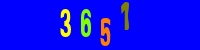 Blue Captcha Image