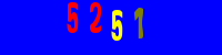 Blue Captcha Image