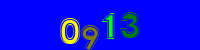 Blue Captcha Image