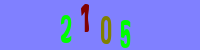 Blue Captcha Image