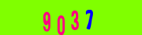 Blue Captcha Image