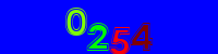 Blue Captcha Image
