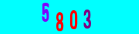 Blue Captcha Image