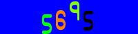 Blue Captcha Image