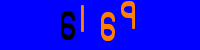 Blue Captcha Image