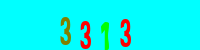 Blue Captcha Image