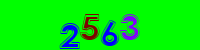Blue Captcha Image