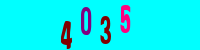 Blue Captcha Image