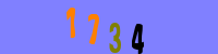 Blue Captcha Image