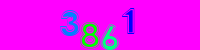 Blue Captcha Image