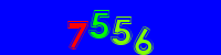 Blue Captcha Image
