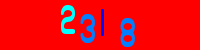 Blue Captcha Image