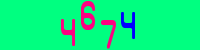 Blue Captcha Image