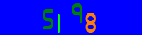 Blue Captcha Image