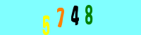 Blue Captcha Image