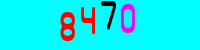 Blue Captcha Image