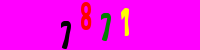 Blue Captcha Image