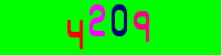 Blue Captcha Image