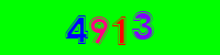 Blue Captcha Image