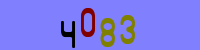 Blue Captcha Image