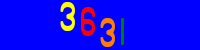 Blue Captcha Image