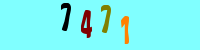 Blue Captcha Image