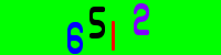 Blue Captcha Image