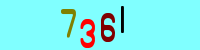 Blue Captcha Image