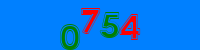 Blue Captcha Image