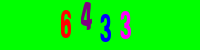 Blue Captcha Image