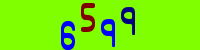 Blue Captcha Image