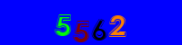 Blue Captcha Image