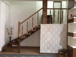 نمونه کار نرده سی‌ان‌سی چوبی ویلای نکا